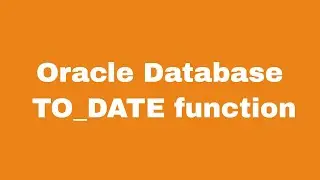 Oracle Database TO_DATE function