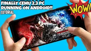 Finally New Pc Cemu 2.3 Emulator Now Running on Android | Winlator Wii U Emulation Vulkan Supported