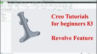Creo parametric tutorials for beginners|creo|proE|tutorial-83