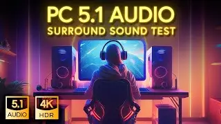 PC 5.1 Surround  sound Test - Immersive 3D PC audio Demo