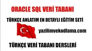 9- ORDER BY Komutu İle Sıralama Yaparak Sorgulama İşlemleri  |ORACLE SQL VERİ TABANI DERSLERİ TÜRKÇE