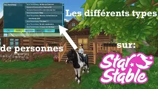 Les différents types de personnes sur SSO ! // Star Stable