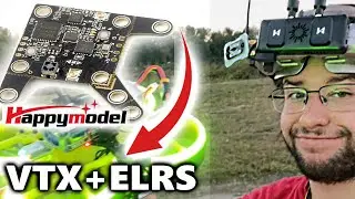 ExpressLRS & Analog Video TX FUSION⚡// Happymodel ELRS Fyujon V2.0 2-IN-1 Module Board
