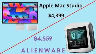 Apple Mac Studio FASTER and CHEAPER than Dell Alienware R13! Real Prices, Specs compared.