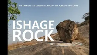 The spiritual and ceremonial rock of the people of Ado Awaye in Oyo State Nigeria West Africa.