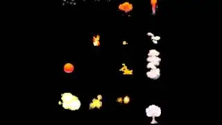 16 2D Pixel Explosion Pack 01 on Unity Asset Store