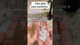 Para abrir seus caminhos #simpatia #leidaatração #magia