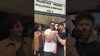 Thanks for coming to our shows! #smallpools #newmusic #pizza