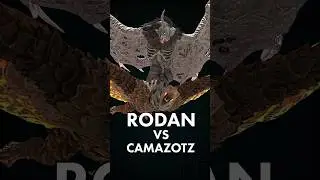 Camazotz secret weapon vs Rodan #rodan #camazotz