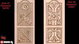 Door design in Artcam(3D) l Free Download Door design (rlf & art) File l Shojibcottage
