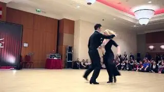 Jordan Frisbee & Tatiana Mollmann-Bennet Routine at Budafest 2014