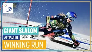 Mikaela Shiffrin | 1st place | Courchevel | Women's Giant Slalom #2 | FIS Alpine