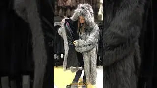 ❤️Чернобурка в роспуск с капюшоном!! длина 120 см с 44 -60 размер в наличии