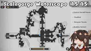 All Chest Scalegorge Waterscape Guide (15/15) - Honkai Star Rail