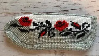 NEW 2022: Socks for March 8th!!! Tunisian crochet (PART 3) // tunus patik