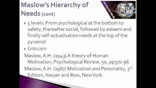 Leading and Managing Organisations (4/10): Motivation in the work context  Show full item record
