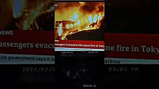 THE JAPAN AIRLINES HE IS DEADLY BURN? @TROLLGE_OFFC #japanairlines #burning #accident
