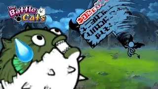 Aku Researcher bullies Mr. Puffington - The Battle Cats