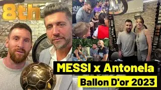 Messi and Antonela ready for Ballon D'or 2023 ceremony