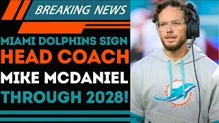 Mike McDaniels Signs 4 Year Extension! | Fins Talk Today