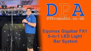 Equinox Gigabar 5-in-1 All in One Lighting System Unboxing and Demo | DYProAudio