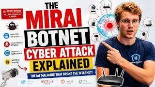 The Mirai Botnet Cyber Attack Explained  | The Cyberattack That Broke the Internet