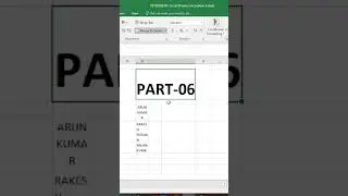 Part-06 in excel  #exceltech #accountingsoftware #exceltips #tallyprime #exceltricks