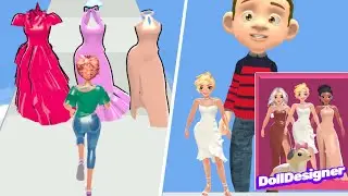 Doll Designer 👗👸👗 All Levels Gameplay Trailer Android, iOS DD1GP18