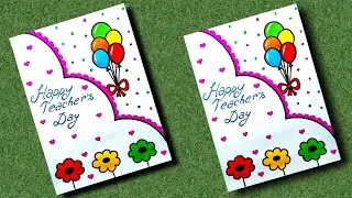 Teacher's Day Special Card Making || How to Draw Teacher Day Card Step By Step || Teacher's Day Card