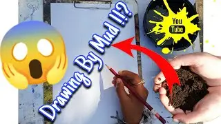 Ganesha Drawing  with  OnlY 😱 SOIL (mud) !!   Possible 🤔?