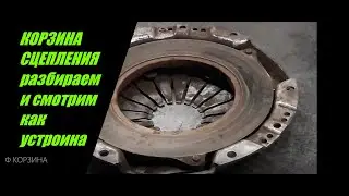 КОРЗИНА СЦЕПЛЕНИЯ разбираем и смотрим как устроина