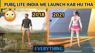 Evolution of pubg Mobile lite 2018 - 2021 | pubg lite all updates | pubg lite India me kb aaya tha