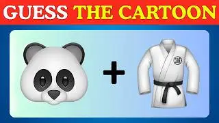 Guess The Cartoon By Emoji🎬 | Cartoon Emoji Quiz