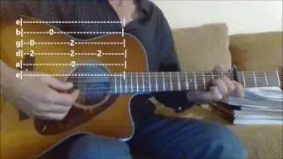 How To Play Yesterday By "The Beatles" Easy Tab Version