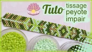 ☀️ DIY de l'été Episode 4 - Bracelet miyuki tissage peyote impair
