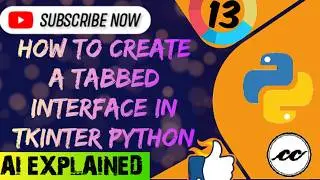 How to create a tabbed interface in Tkinter Python 