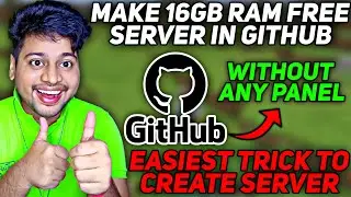 How To Use 16GB Ram Free Server in GitHub Without Panel | GitHub Minecraft Server