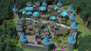 Epic medieval city build in Minecraft! | EP1