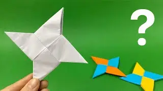 Kağıttan Ninja Yıldızı Nasıl Yapılır? |  How To Make a Paper Ninja Star