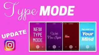 INSTAGRAM TYPE MODE: CHANGE THE FONT IN INSTAGRAM STORIES (NEW FEATURE)