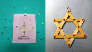 7 CHRISTMAS Crafts and card ideas for Happy New Year by Parth World