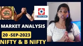 HDFC's NPA Trouble!! Nifty & Bank Nifty  - Market Analysis | 20 September 2023, Range
