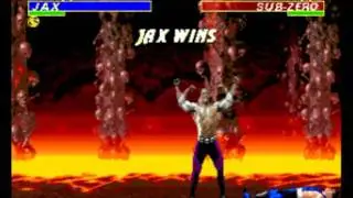 UMK3 delayed projectile glitch combos