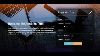 Create Bootstrap Registration Form - Bootstrap Registration Form - Bootstrap Registration Form Code