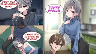 [Manga Dub] I get housed with the girls because of my girly name... My coworker is cold at work, but
