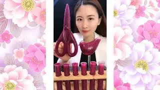 Ice ASMR Разноцветное замороженное молоко ЗВУКИ ЛЕДЯНОЙ ЕСТЬ ASMR #2