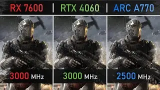 RX 7600 vs RTX 4060 vs ARC A770 - The FULL GPU COMPARISON