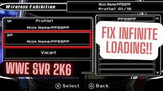 WWE SVR 2006 Multiplayer Fix | Infinite loading Fix