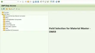 How to create field reference for material in SAP MM