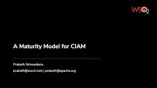 A Maturity Model for CIAM